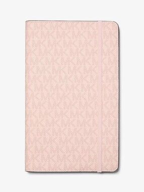 Michael Kors Powder Blush MK Signature Medium Notebook Journal Planner New